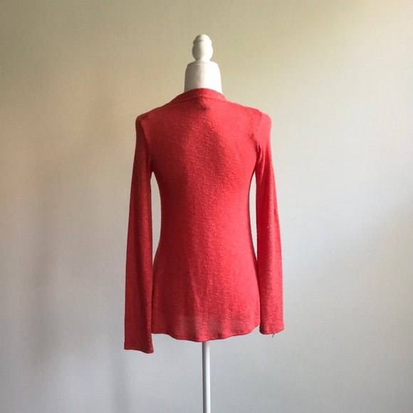 Salmon pink colored cardigan size medium - Picture 3 of 4